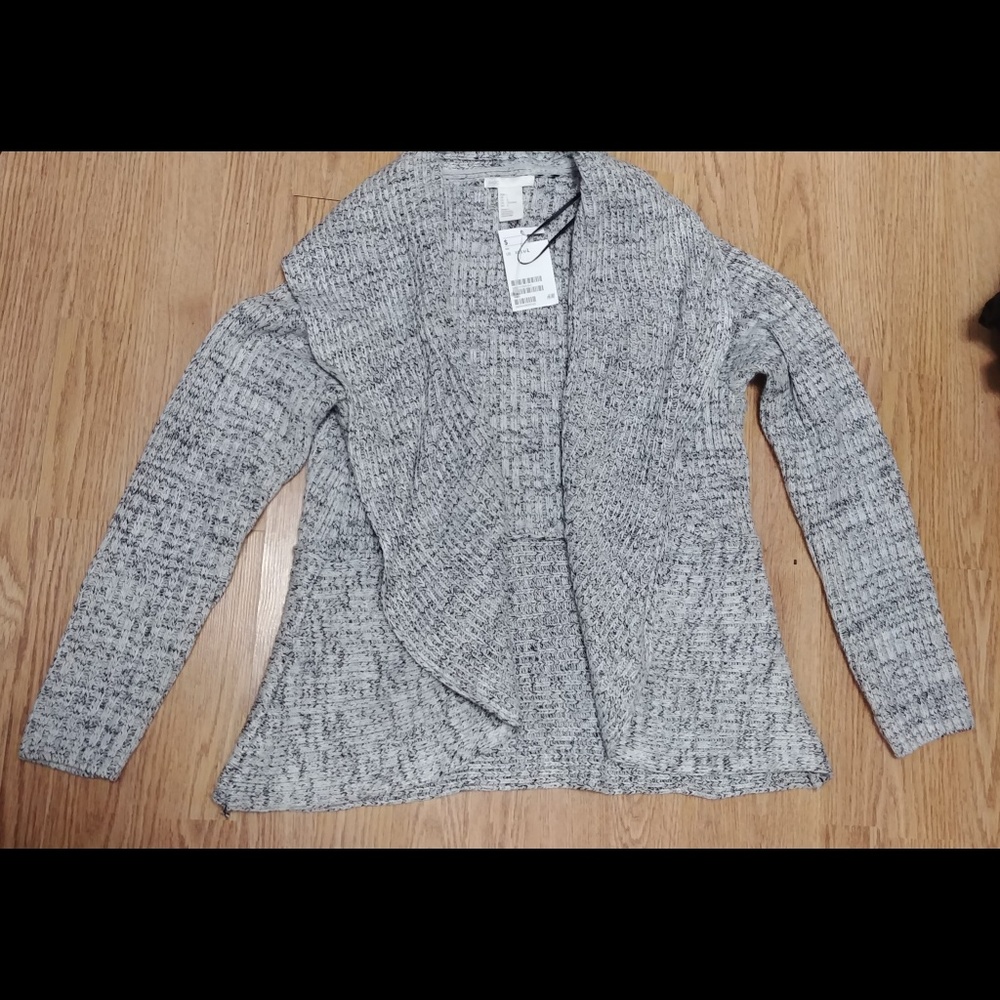 H&M open front sweater